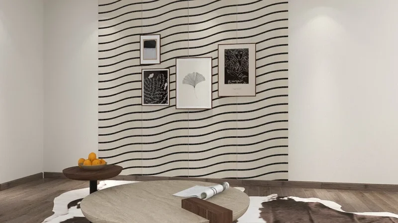“upward-trending wave” - Sound-absorbing panels - CXB LED LIGHTING