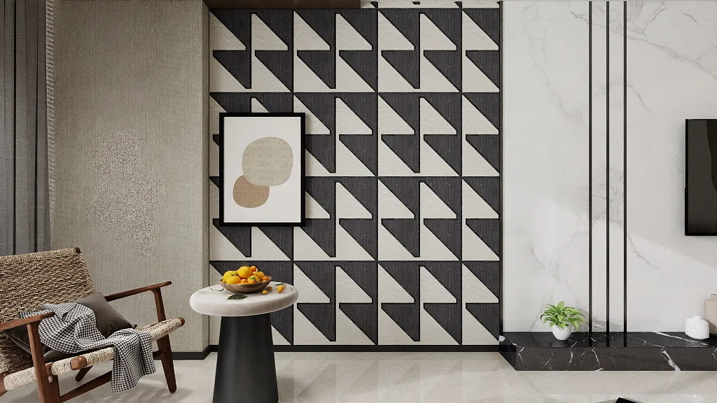 “return to the triangle” - Sound-absorbing panels - CXB LED LIGHTING